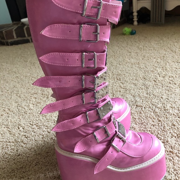 Demonia Sweeter Than Eva Trinity Boots 